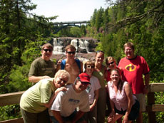 The Family at Gooseberry Falls