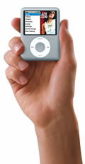 The tiny iPod nano