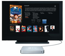 The Apple TV and Renting from the TV screen