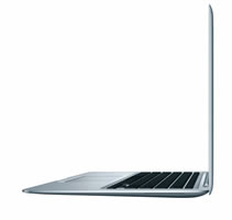 The MacBook Air side profile